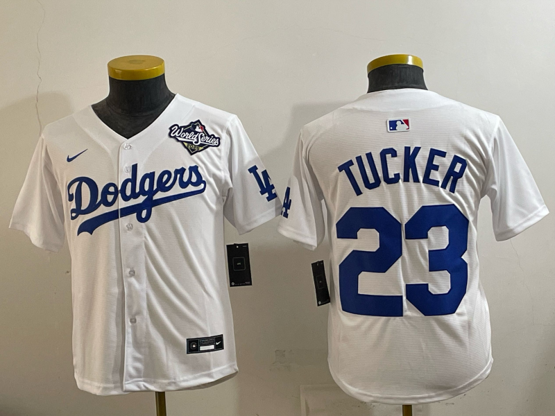youth 2026 Los Angeles Dodgers #23 Tucker White Game Nike MLB Jersey 0014->youth mlb jersey->Youth Jersey